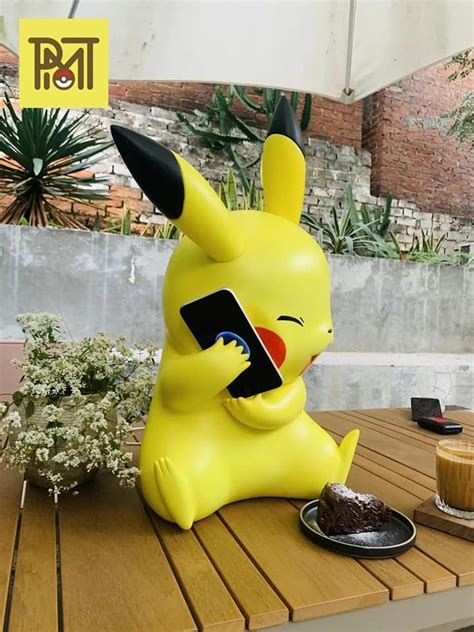 pikachu charging station|giant pikachu wireless phone charger.